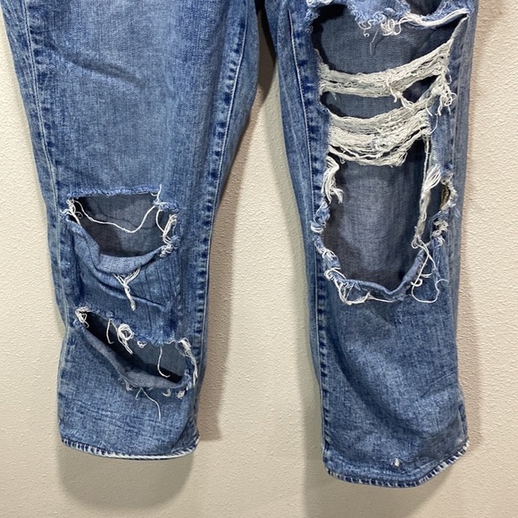 Paige Noella destroyed cropped jeans in jayleene wash - Picture 4 of 10